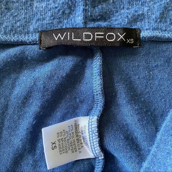 Wildfox Blue Lightning Bolt Joggers Sweatpants XS - Picture 7 of 7